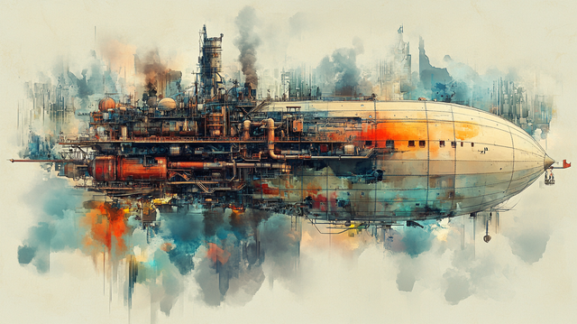 caveproject_airship_dirigible_looks_like_a_steam_boat_detailed__469bb844-11b3-474e-9a43-1f9b91dc116f.png