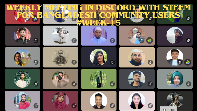 Weekly meeting in discord with Steem for Bangladesh community users #week-9(2).png