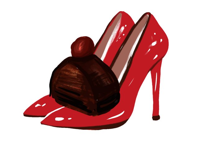 digitalpainting red shoe cake (6)(4).jpg