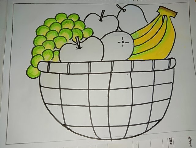 fruit basket still lfe made by me : r/drawing-saigonsouth.com.vn