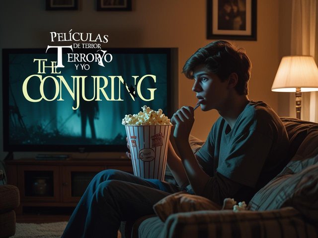 Adolescente hombre mirando una película de terror _el conjuro_ en casa, com_20250528_074057_0000.jpg