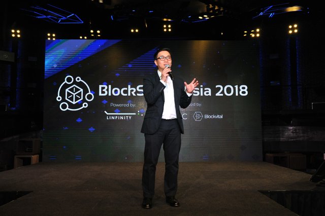 LINFINITY CEO Anndy Lian at BlockSpace Asia 2018.JPG