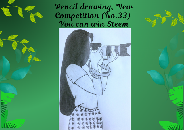Pencil drawing, New Competition (No.33) You can win Steem by @zisha-hafiz.png