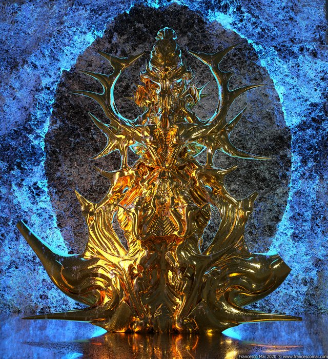 Ancient golden sculpture for the cult of wickedness.jpg