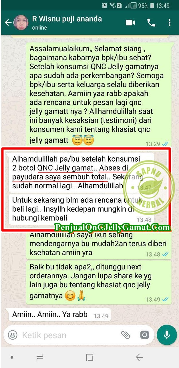 Testimoni qnc jelly gamat ~ abses di payudara.jpg