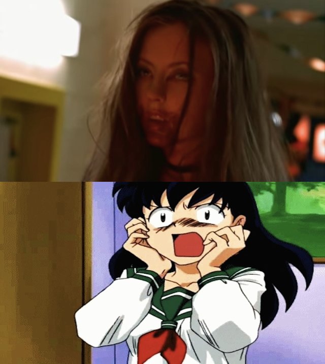 Ginger Fitzgerald Petrifies Kagome.jpg