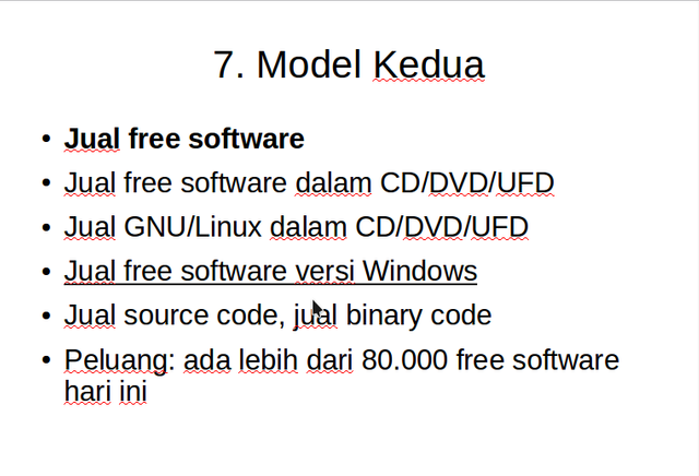 Komersialisasi Free Software itu SAH7