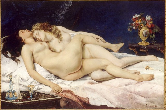 1866, Gustave Courbet, Le Sommeil.jpg