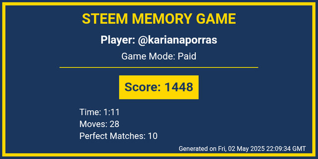 Game Result