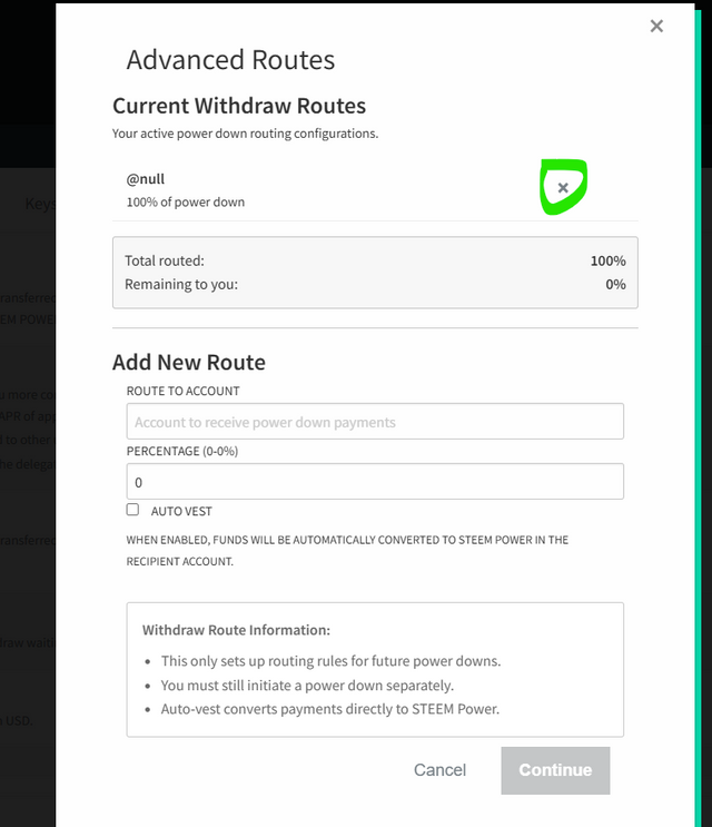 Manage Routes