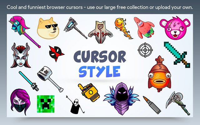 Change your cursor to a custom one and make your browser cool with our  collection of characters from popular games, movies and comics!