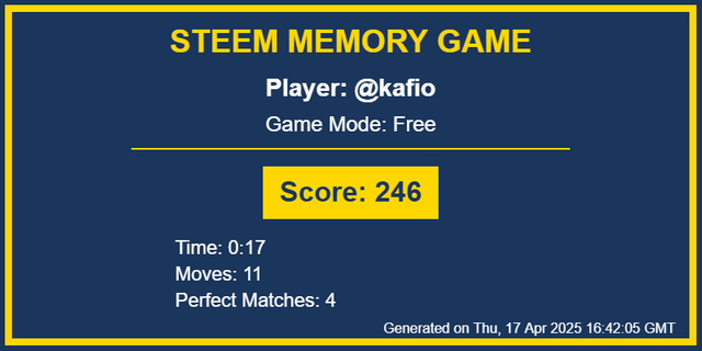 Game Result