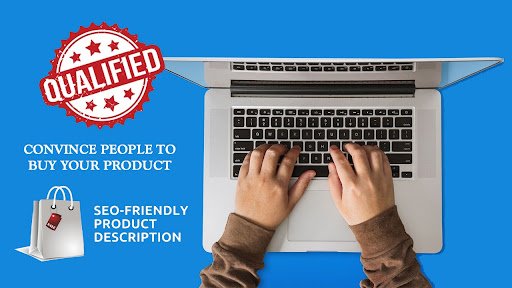 In a product description you must qualify, persuade and surface