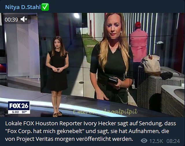 Lokale FOX Houston Reporter Ivory Hecker sagt auf Sendung, dass Fox Corp. hat mich geknebelt.jpg