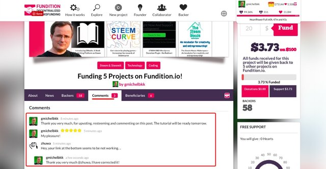 How to Create a Project on Fundition.io and Receive Donations!