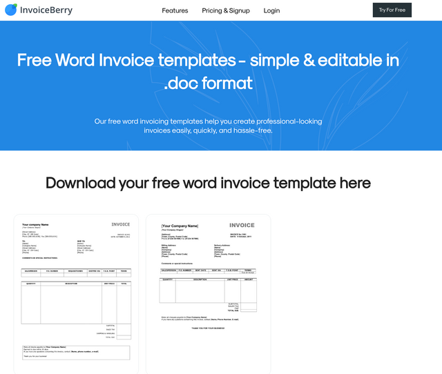 16. Word Invoice Templates.png