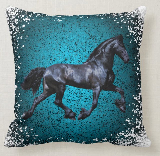 black beauty throw pillow for horse lovers.jpg