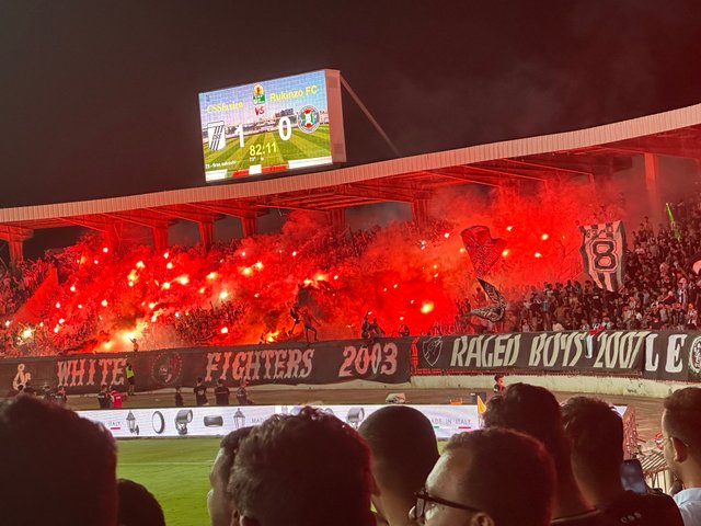 Red Flames Celebration