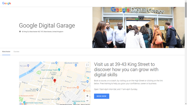 Google Digital Garage Steemit Stephen Kendal