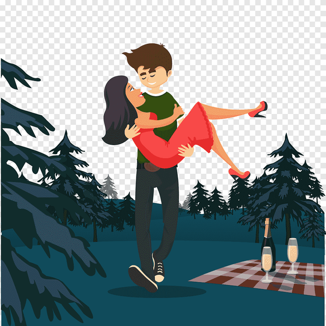 png-clipart-man-carrying-woman-near-trees-romance-animation-couple-romantic-couples-love-couple.png