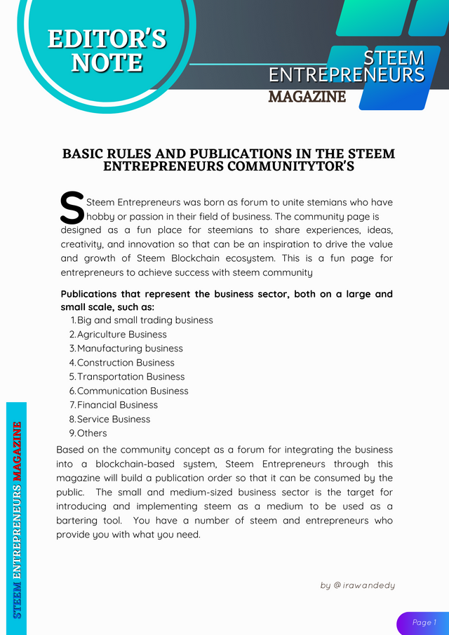 Steem Entrepreneurs Magazine Vol 5.png