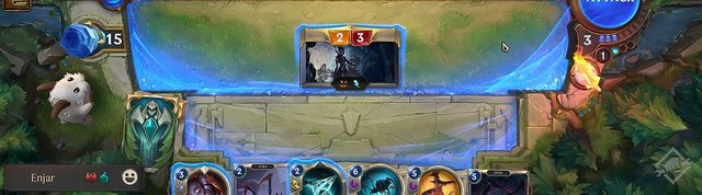 Legends of Runeterra moving my card up to attack.jpg