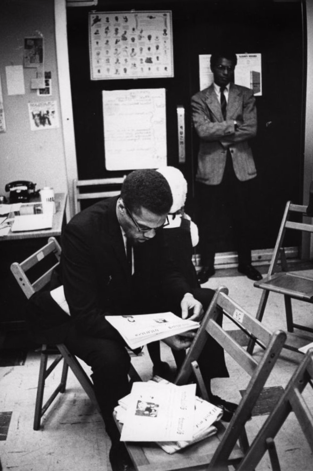 Fotografías de Malcolm X el día antes de ser asesinado 6.jpg