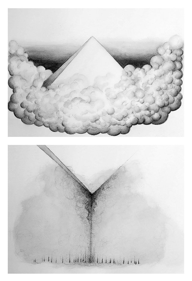 2 drawings by Sabina Nore