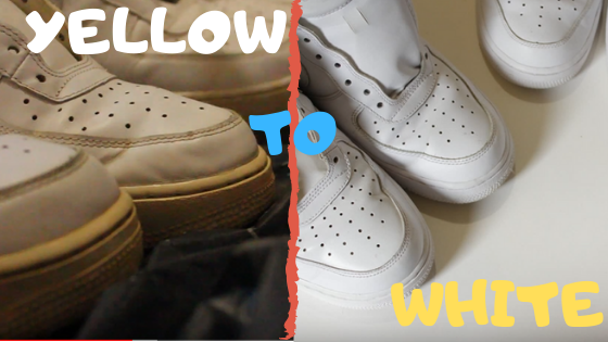 how to whiten white shoes that turned yellow