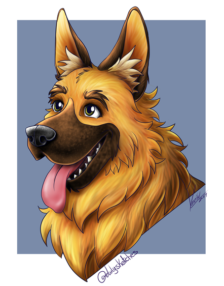 Dog Breeds German Shepherd Digital Art Steemit The detail and color are outstanding. dog breeds german shepherd digital