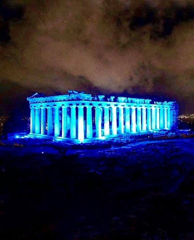 The amazing 2500 year old Parthenon dressed in blue.jpg