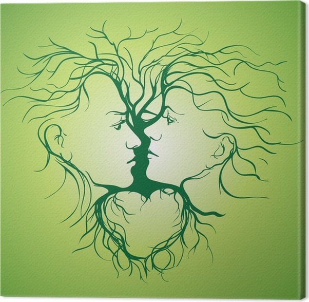 cuadros-en-lienzo-silueta-de-la-pareja-besandose-en-forma-de-arbol 2.jpg