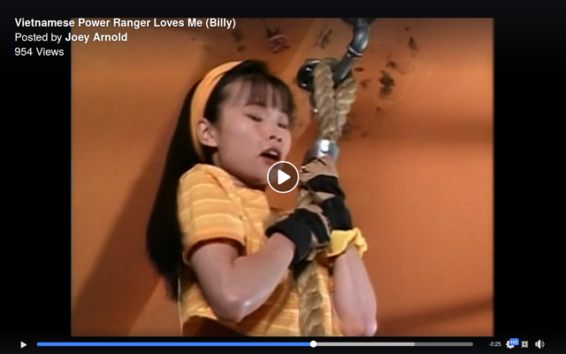 2017-03-13 - Monday - 10:13 AM - Vietnamese Power Ranger Loves Me (Billy) - Facebook Video - Oatmeal Joey Arnold - 954 Views - Screenshot at 2019-11-12 17:45:59.png