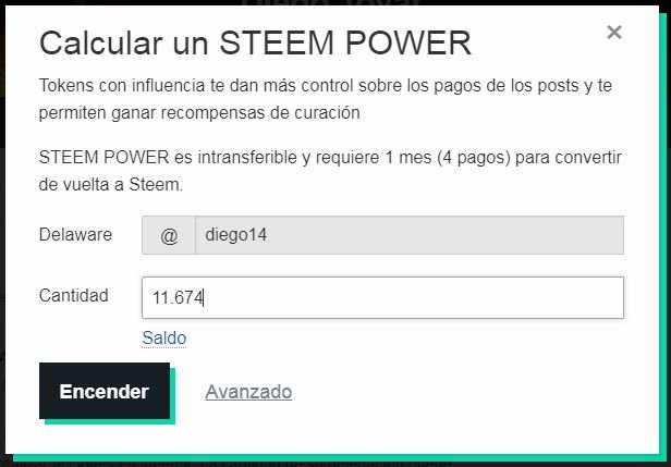 encendiendo 11.674 steem.JPG