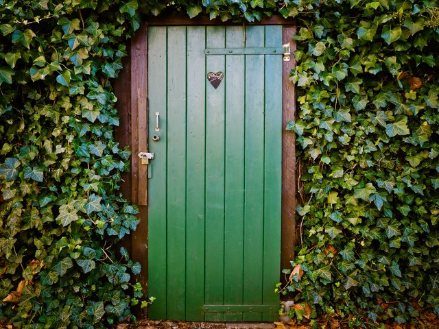 closed green door - @kcitrah Blog Post