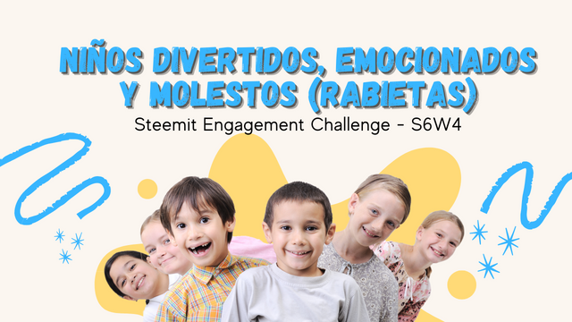 Niños divertidos, emocionados y molestos (rabietas).png