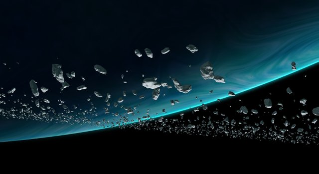 asteroids-orbiting-a-blue-planet-3d-illustration-PV5VU2U.jpg