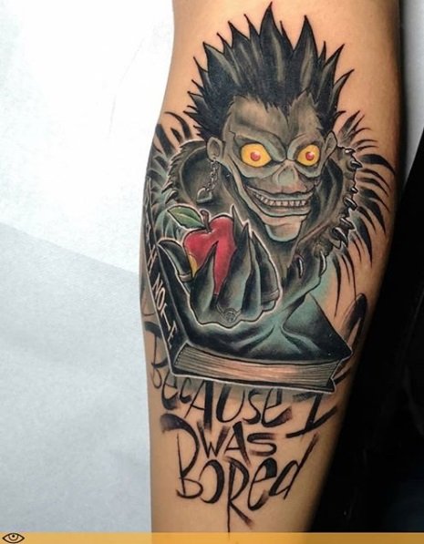 First Death Note tattoo   rdeathnote