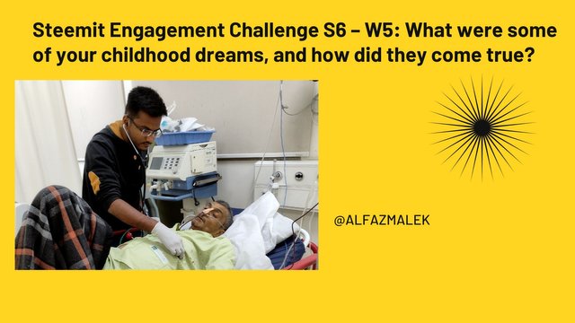 Steemit Engagement Challenge S6 – W5 What were some of your childhood dreams, and how did they come true.jpg