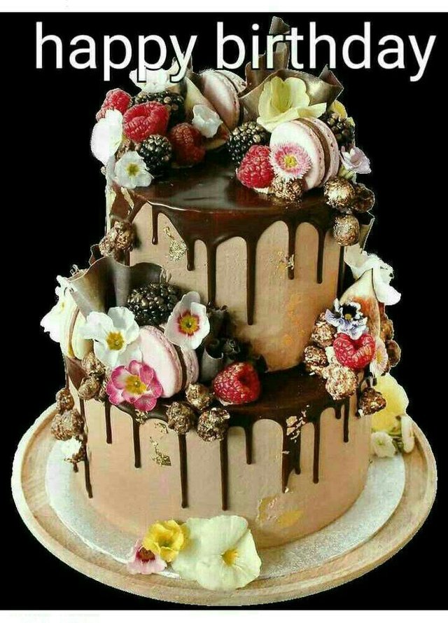 Yummy Chocolate Cake Happy Birthday To You GIF | GIFDB.com