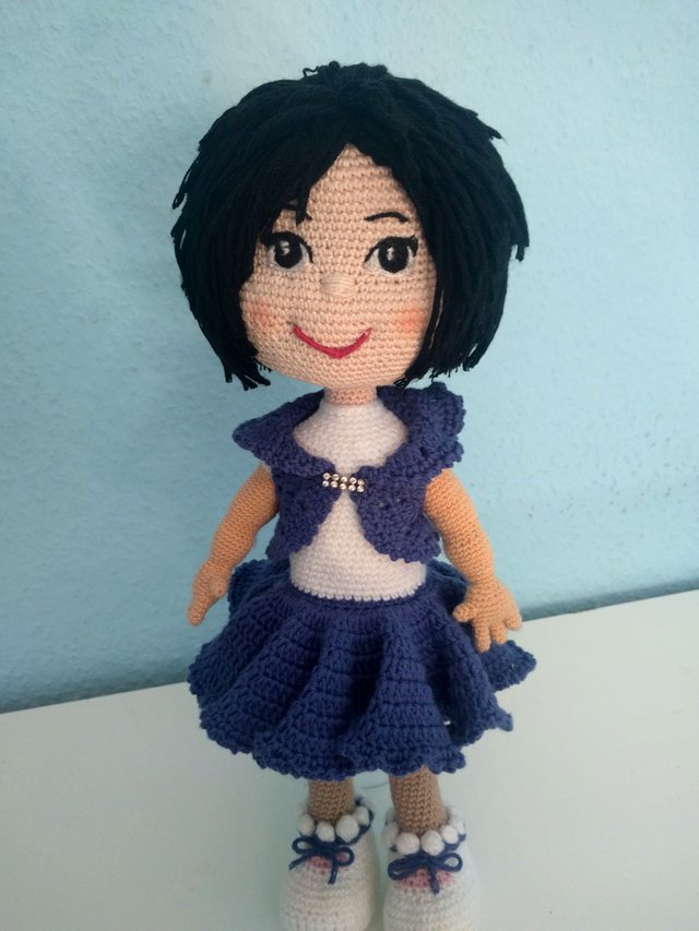 French Girl Amigurumi Doll esmanur