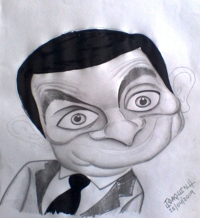 Caricatura De Mr Bean Caricature Of Mr Bean By Joaquin H Steemit
