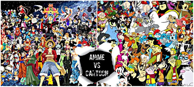 Anime vs Cartoon — Steemit