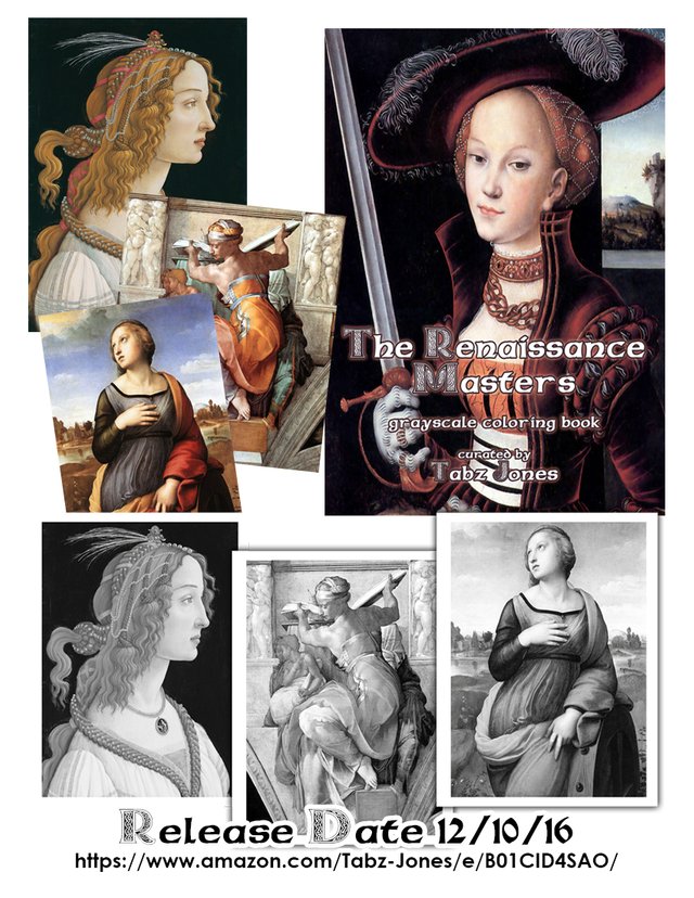 The Renaissance Masters Grayscale Coloring Book promo1.jpg