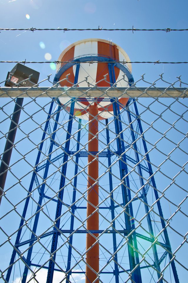 red blue white water tower.JPG