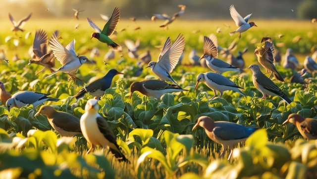 A lot of birds are picking pests from crop .jpg