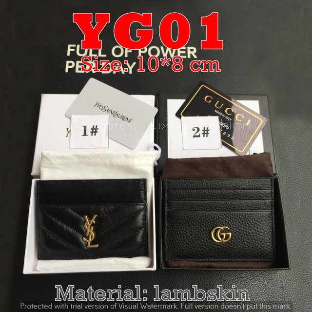 AAA+++ Quality YSL \u0026 Gucci Card Holders 