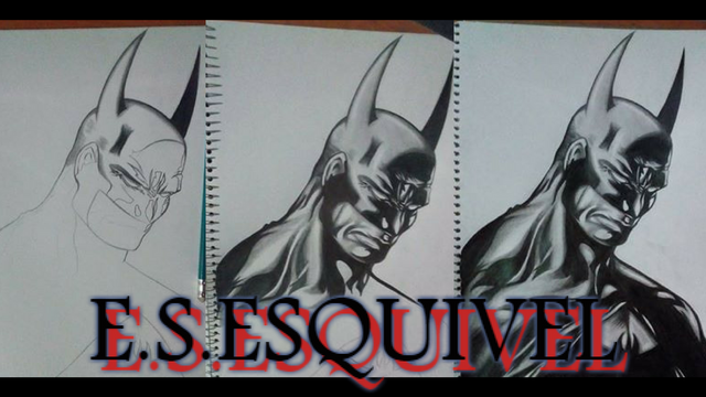 Arte: Batman El Caballero Oscuro / ¡Realización Paso a Paso! — Steemit