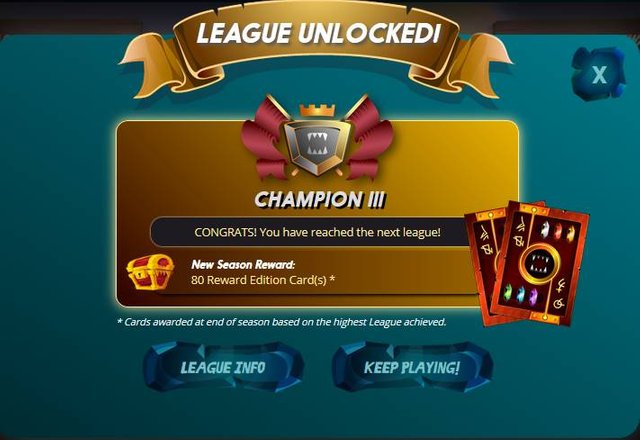 Day 85 Championship III League Reached.jpg