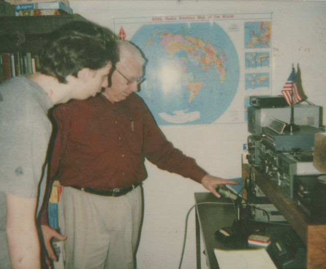 2000 apx Rick & Ham Radio guy during Rick's Grade 12 Senior Project.png